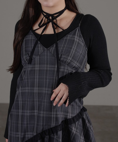 apres jour mignon（アプレジュールミニョン）の「レースコンビイレヘムワンピース（ワンピース・レディース・ダークブラウン/モカ/オフホワイト/ブラック/ブラウン系その他/その他・X-LARGE/フリー）」の20枚目の写真