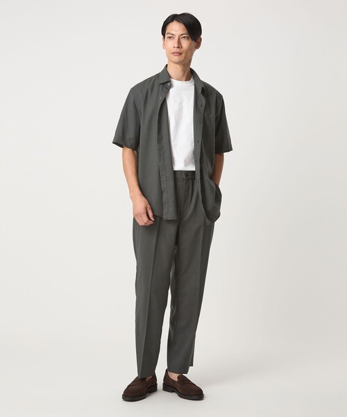 新品✨️　easy to wear 　グリーン✕白✕黒　総柄パンツ　フリーサイズ t23833ss-01_1024x.jpg?v=1679298860