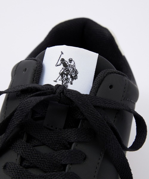 U.S. POLO ASSN.(ユーエスポロアッスン)の「U.S. POLO ASSN. /ユーエスポロアッスン 別注 ワンポイントロゴ 配色ボリュームソールスニーカー(スニーカー・レディース・ブラック/ホワイト・25cm/24cm/23.5cm)」の8枚目の写真