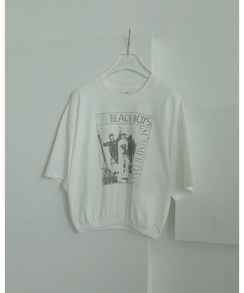anuke(アンヌーク)の「Balloon Band T-shirts(Tシャツ/カットソー・レディース・グレー/ホワイト・FREE)」の13枚目の写真