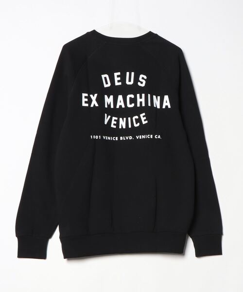 DEUS EX MACHINA（デウスエクスマキナ）の「【DEUS】Venice Address Crew（スウェット・メンズ・ブラック/グレー・MEDIUM/LARGE/X-LARGE）」の3枚目の写真