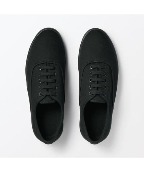無印良品（ムジルシリョウヒン）の「婦人　柔らかい中敷を使用した　撥水キャンバススニーカー（スニーカー・レディース・ブラック/キャメル/チャコールグレー/オフホワイト・22.5cm/23.0cm/23.5cm/24.0cm/24.5cm/25.0cm）」の14枚目の写真