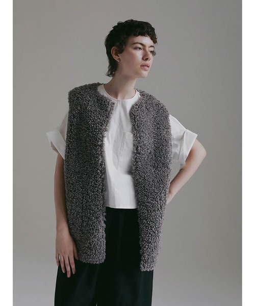 Lemon Plet グレー フェイクファーベスト Mサイズ 楽天市場】小さいサイズ フェイクファーベスト 低身長さん・小柄