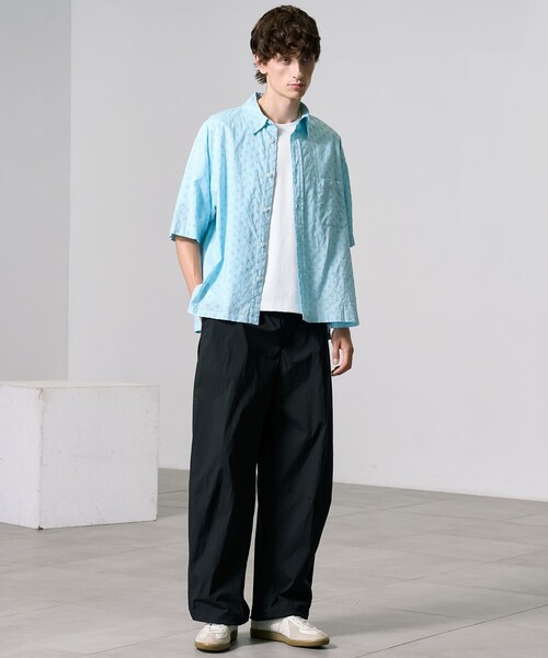 PUBLIC TOKYO（パブリックトウキョウ）の「ユーティリティイージーパンツ（その他パンツ・メンズ・ダークブラウン/ブラック・2/1）」の6枚目の写真