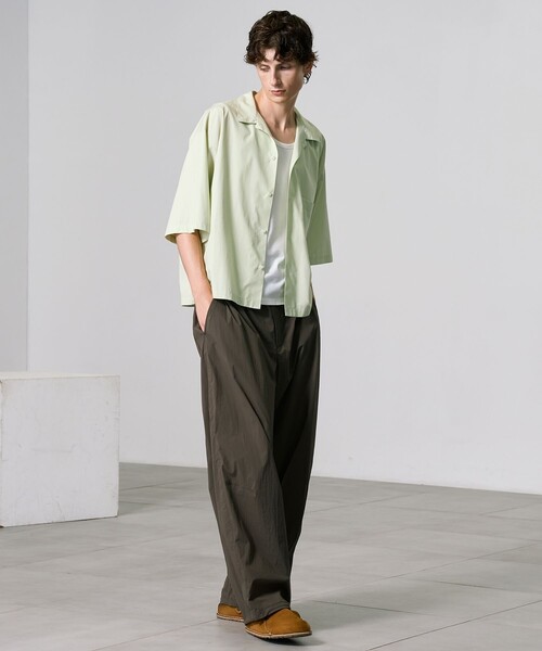 PUBLIC TOKYO（パブリックトウキョウ）の「ユーティリティイージーパンツ（その他パンツ・メンズ・ダークブラウン/ブラック・2/1）」の12枚目の写真