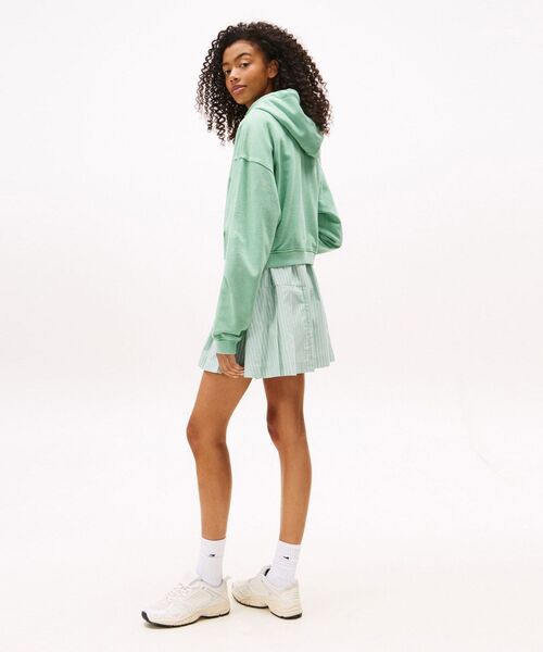 セール】ボクシークロップドバーシティパーカー（スウェット）｜TOMMY