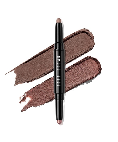 BOBBI BROWN（ボビイブラウン）の「ロングウェア デュアルエンド クリーム シャドウ スティック（アイシャドウ・レディース・ヒートレイ/ビスコッティ/パイライト/ミューティドトープ/カフェ/ギルデッドグリーン/ラディアントローズ/ブレイゼン/シルク/リッチネイビー/ミルクチョコレート/ミッドナイトブラウン・FREE）」の2枚目の写真