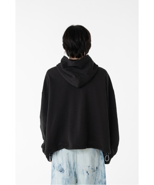 DISCOVERED（ディスカバード）の「TUCK SWEAT HOODIE（パーカー・メンズ・グレー/ブラック・SMALL/LARGE）」の4枚目の写真