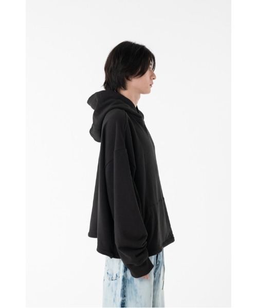 DISCOVERED（ディスカバード）の「TUCK SWEAT HOODIE（パーカー・メンズ・グレー/ブラック・SMALL/LARGE）」の9枚目の写真