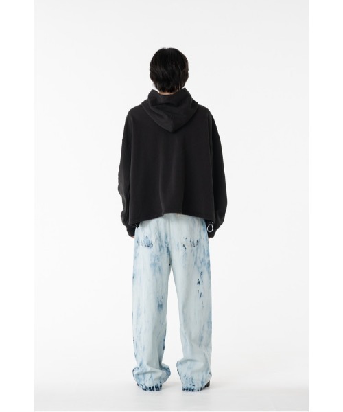 DISCOVERED（ディスカバード）の「TUCK SWEAT HOODIE（パーカー・メンズ・グレー/ブラック・SMALL/LARGE）」の6枚目の写真