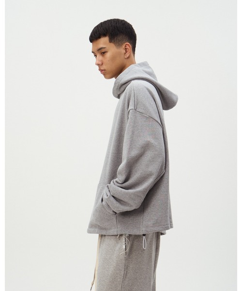 DISCOVERED（ディスカバード）の「TUCK SWEAT HOODIE（パーカー・メンズ・グレー/ブラック・SMALL/LARGE）」の15枚目の写真