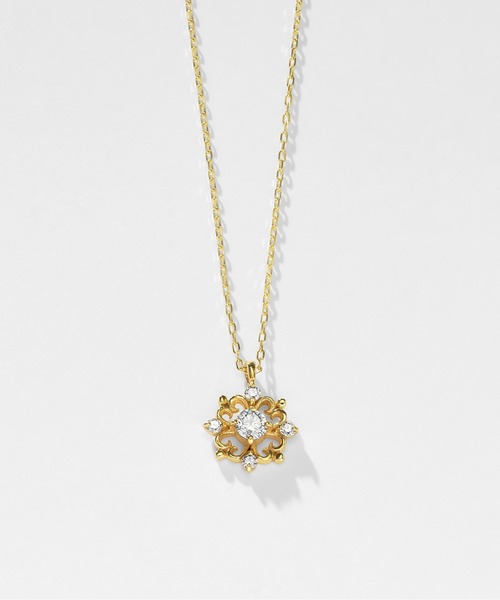 K10 ダイヤモンド ネックレス（ネックレス）｜Jewel closet by L&Co 