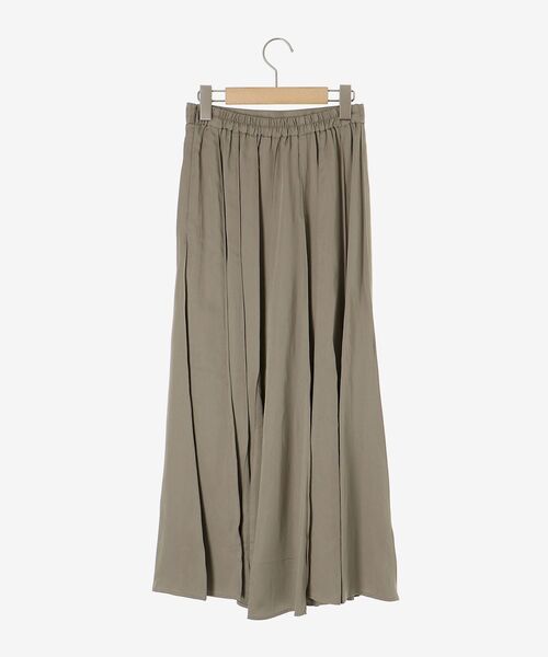 le.coeur blanc(ルクールブラン)の「《手洗い可能》フィブリルサテンパネルプリーツスカート(スカート・レディース・ベージュ/チャコールグレー・38)」の14枚目の写真