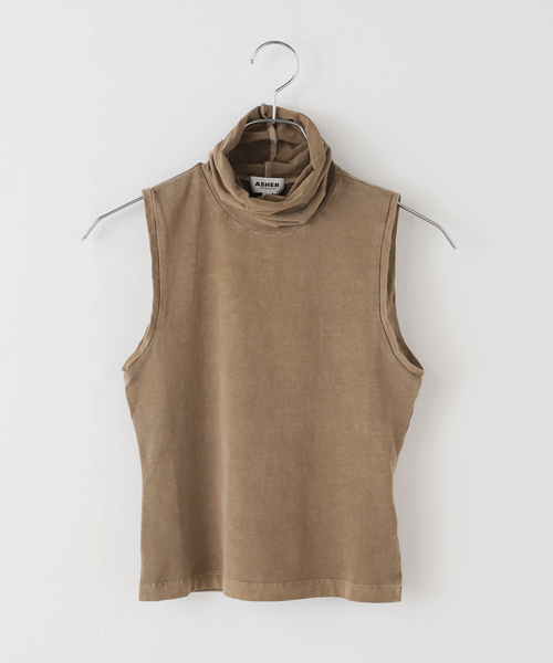 plage(プラージュ)の「ASHER / アッシャー Tessa Turtleneck タンク(Tシャツ/カットソー・レディース・スミクロ/モカ・FREE)」の19枚目の写真
