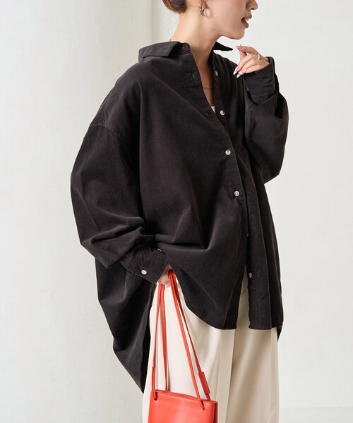 セール】限定展開 コーデュロイ オーバー シャツ（シャツ/ブラウス