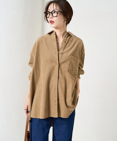 セール】限定展開 コーデュロイ オーバー シャツ（シャツ/ブラウス
