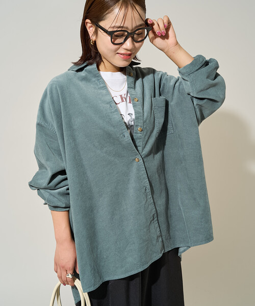 S.E.H KELLYコーデュロイグランダッドシャツ 【公式通販】 【良品
