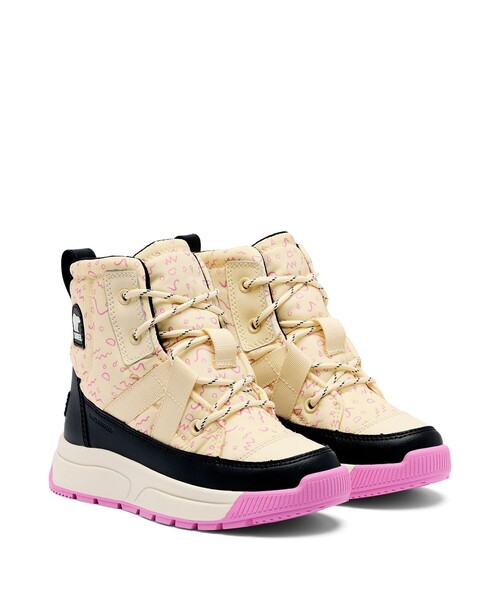 SOREL(ソレル)の「防水 防水 防寒 SOREL/ユース ウィットニー3 ミッド ウォータープルーフ/ソレル(ブーツ・キッズ・ブラウン/ブラック/ブラック×レッド/ベージュ・24.0cm/22.0cm/21.0cm/23.0cm/19.0cm/20.0cm)」の4枚目の写真