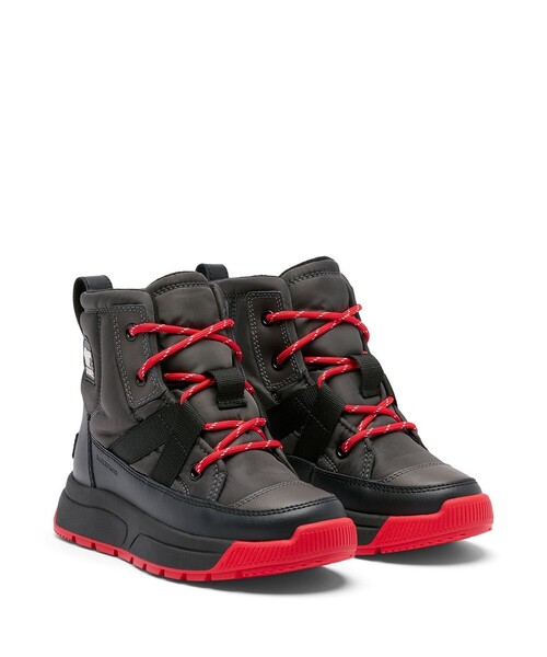 SOREL(ソレル)の「防水 防水 防寒 SOREL/ユース ウィットニー3 ミッド ウォータープルーフ/ソレル(ブーツ・キッズ・ブラウン/ブラック/ブラック×レッド/ベージュ・24.0cm/22.0cm/21.0cm/23.0cm/19.0cm/20.0cm)」の2枚目の写真