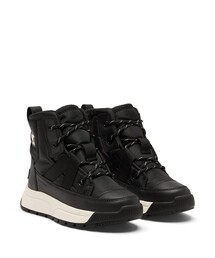 【新品】SOREL 子ども用 ブーツ 青/黒/黄 ソレル（SOREL）（キッズ）ショートブーツ ジュニア キャメル