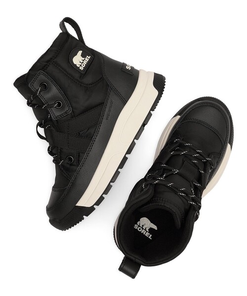 SOREL(ソレル)の「防水 防水 防寒 SOREL/ユース ウィットニー3 ミッド ウォータープルーフ/ソレル(ブーツ・キッズ・ブラウン/ブラック/ブラック×レッド/ベージュ・24.0cm/22.0cm/21.0cm/23.0cm/19.0cm/20.0cm)」の6枚目の写真