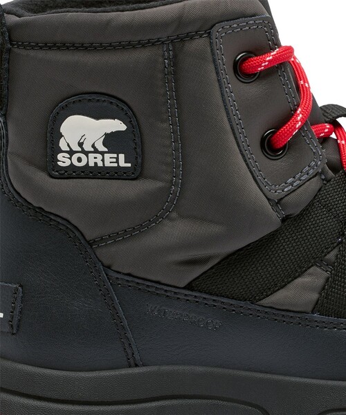 SOREL(ソレル)の「防水 防水 防寒 SOREL/ユース ウィットニー3 ミッド ウォータープルーフ/ソレル(ブーツ・キッズ・ブラウン/ブラック/ブラック×レッド/ベージュ・24.0cm/22.0cm/21.0cm/23.0cm/19.0cm/20.0cm)」の14枚目の写真