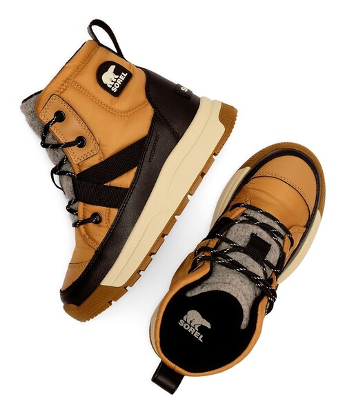 SOREL(ソレル)の「防水 防水 防寒 SOREL/ユース ウィットニー3 ミッド ウォータープルーフ/ソレル(ブーツ・キッズ・ブラウン/ブラック/ブラック×レッド/ベージュ・24.0cm/22.0cm/21.0cm/23.0cm/19.0cm/20.0cm)」の16枚目の写真