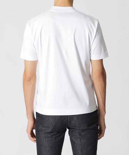Paul Stuart（ポールスチュアート）の「【追加生産】「Dress Tee Shirts」コットンスムースショートスリーブドレスTシャツ/半袖カットソー（Tシャツ/カットソー・メンズ・ブラック/ホワイト・50/48/44/46/52）」の9枚目の写真