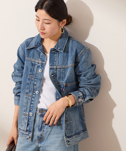 Levi's MADE&CRAFTED Gジャン XLサイズ LEVI'S/リーバイス】MEN'S TYPE 1 TRUCKER:Gジャン(デニム