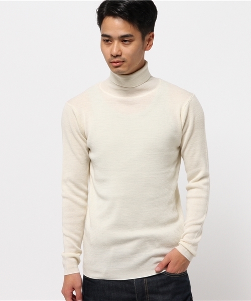 B:MING by BEAMS(ビーミングバイビームス)の「ビーミング by ビームス / リブタートルネックニット(ニット/セーター・メンズ・ブラック/オフホワイト/グレー・SMALL/MEDIUM/LARGE/X-LARGE)」の2枚目の写真