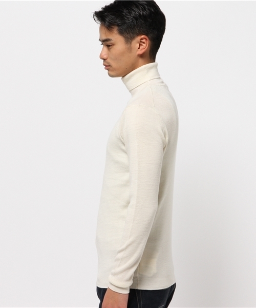 B:MING by BEAMS(ビーミングバイビームス)の「ビーミング by ビームス / リブタートルネックニット(ニット/セーター・メンズ・ブラック/オフホワイト/グレー・SMALL/MEDIUM/LARGE/X-LARGE)」の4枚目の写真