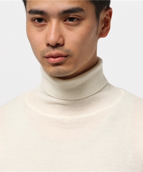 B:MING by BEAMS(ビーミングバイビームス)の「ビーミング by ビームス / リブタートルネックニット(ニット/セーター・メンズ・ブラック/オフホワイト/グレー・SMALL/MEDIUM/LARGE/X-LARGE)」の6枚目の写真