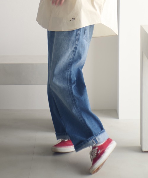 ADAM PATEK(アダムパテック)の「mp14097-nep selvedge denim デニムパンツ(AP2528015)(デニムパンツ・メンズ・ネイビー/ブルー・1/2)」の4枚目の写真