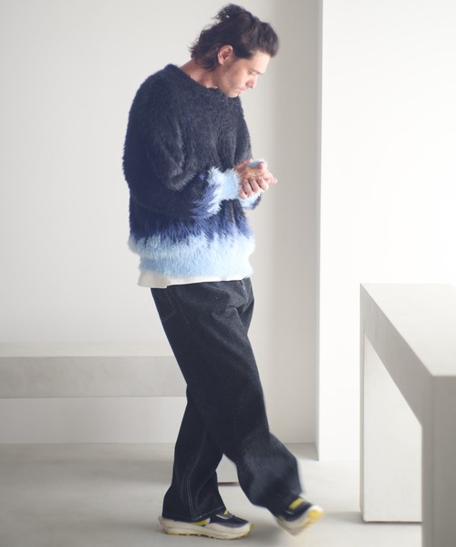 ADAM PATEK(アダムパテック)の「mp14097-nep selvedge denim デニムパンツ(AP2528015)(デニムパンツ・メンズ・ネイビー/ブルー・1/2)」の14枚目の写真