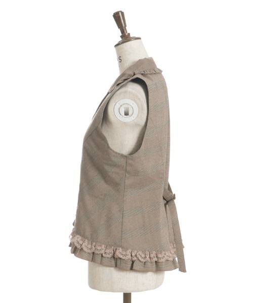 なー 2点 axes femme レースフリルベストチュニック なー 2点 axes