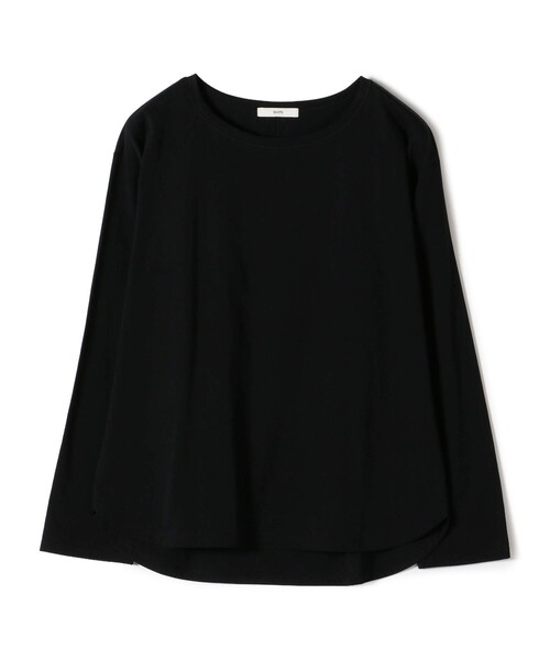 SHIPS（シップス）の「ワイド クルーネック コットン ロング スリーブ TEE（Tシャツ/カットソー・レディース・ホワイト/ブラック/ダークグレー・ONE SIZE）」の15枚目の写真