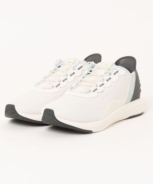 PUMA(プーマ)の「《PUMA》SOFTRIDE クルーズ EASE IN(スニーカー・レディース・ネイビー/ブラック/ライトグレー/ホワイト系その他/ブラック系/グレー系その他/ホワイト系その他2/ブラック×ホワイト・25.0cm/26.0cm/23.0cm/22.5cm/28.0cm/27.5cm/23.5cm/25.5cm/24.0cm/24.5cm/26.5cm/27.0cm)」の3枚目の写真