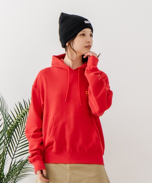 CONVERSE(コンバース)の「【CONVERSE/コンバース】発泡ロゴ グラフィック スウェットパーカー(スウェット・レディース・ライトグレー/レッド・MEDIUM)」の12枚目の写真