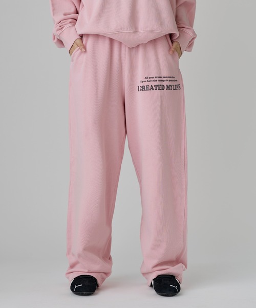 MSG(エムエスジー)の「Buyer's Select/【SET-UP着用可能】USA刺繍ピグメントスウェットパンツ(スウェットパンツ・メンズ・ピンク/チャコール/ネイビー・M/L)」の7枚目の写真