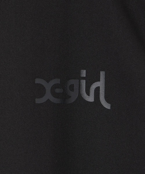 X-girl（エックスガール）の「X-girl SPORTS/エックスガールスポーツ トラックジャケット ショート丈 セットアップ対応 155253021007（その他アウター・レディース・ブラック/ブラウン・L/M）」の20枚目の写真