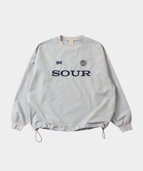 WHO'S WHO gallery(フーズフーギャラリー)の「Soucreamナイロンサッカープルオーバー(ナイロンジャケット・メンズ・ネイビー/ライトグレー・FREE)」の2枚目の写真