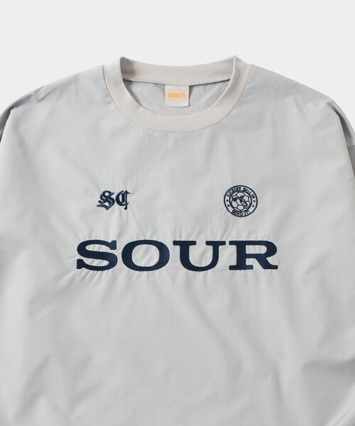 WHO'S WHO gallery(フーズフーギャラリー)の「Soucreamナイロンサッカープルオーバー(ナイロンジャケット・メンズ・ネイビー/ライトグレー・FREE)」の4枚目の写真