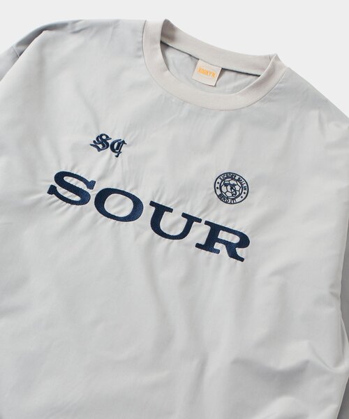 WHO'S WHO gallery(フーズフーギャラリー)の「Soucreamナイロンサッカープルオーバー(ナイロンジャケット・メンズ・ネイビー/ライトグレー・FREE)」の5枚目の写真