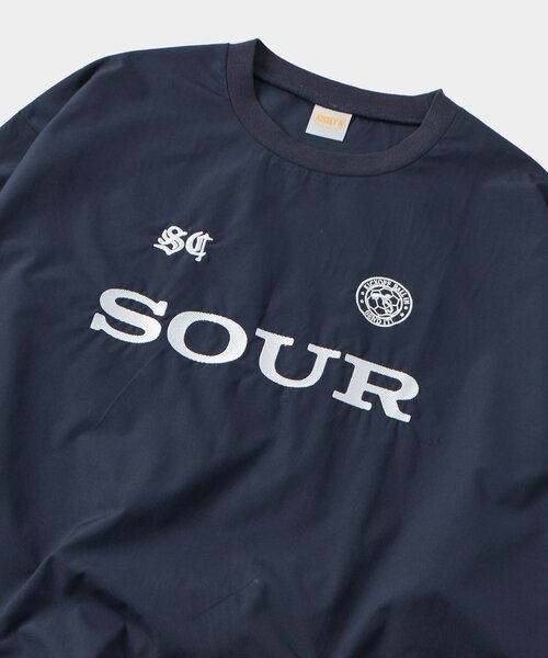 WHO'S WHO gallery(フーズフーギャラリー)の「Soucreamナイロンサッカープルオーバー(ナイロンジャケット・メンズ・ネイビー/ライトグレー・FREE)」の8枚目の写真