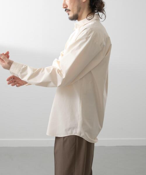 ITEMS URBANRESEARCH（アイテムズ アーバンリサーチ）の「コットン100ブロードレギュラーカラーシャツ（シャツ/ブラウス・メンズ・アイボリー/グレー系その他/ブルー・MEDIUM/LARGE）」の14枚目の写真