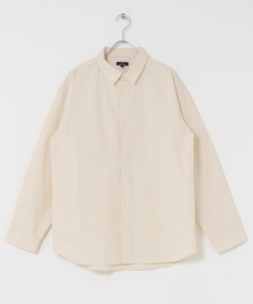 ITEMS URBANRESEARCH（アイテムズ アーバンリサーチ）の「コットン100ブロードレギュラーカラーシャツ（シャツ/ブラウス・メンズ・アイボリー/グレー系その他/ブルー・MEDIUM/LARGE）」の16枚目の写真