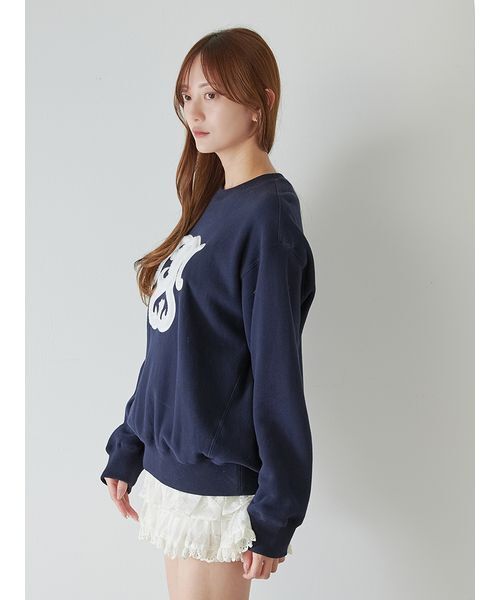 WEB限定/ボアコレクション】ボアロゴスウェット（スウェット）｜SNIDEL