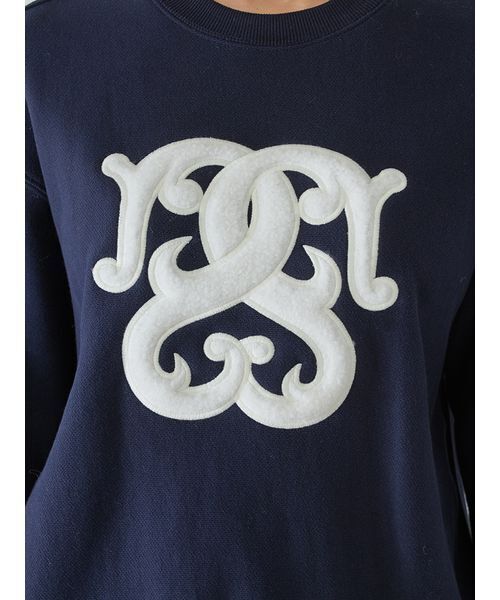 SNIDEL（スナイデル）の「【WEB限定/ボアコレクション】ボアロゴスウェット（スウェット・レディース・アイボリー/ライトピンク/ライトグレー/ネイビー・F）」の21枚目の写真