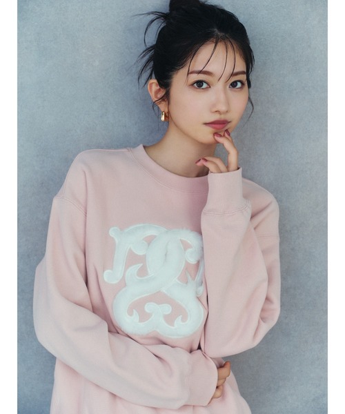 WEB限定/ボアコレクション】ボアロゴスウェット（スウェット）｜SNIDEL