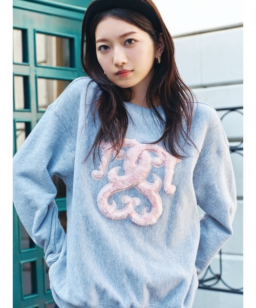 WEB限定/ボアコレクション】ボアロゴスウェット（スウェット）｜SNIDEL